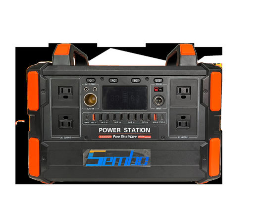 1000W 1048Wh Ηλεκτρική πηγή αποθήκευσης ενέργειας με μπαταρία λιθίου σιδήρου φωσφορικού και έξοδο κυμάτων sinus