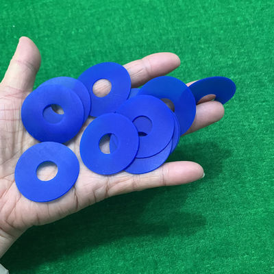38 X 15 X 0.8mm επίπεδες λαστιχένιες Sucker μπλε μορφές μεγεθών προτύπων χρώματος