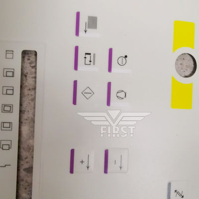Λευκό έγχρωμο πάνελ μεμβράνης σύμβολο επιστολικής ετικέτας για αυτοκόλλητο μηχανής εκτύπωσης Heidelberg SM102 σε μέγεθος 63*21,2 ή 37*15,5 cm