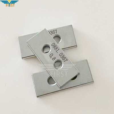 Υψηλής ακρίβειας αναπληρωματικός οδηγός 0881.0367.3 Σπρώξιμο για την κεφαλή καρφώματος Muller Martini 75