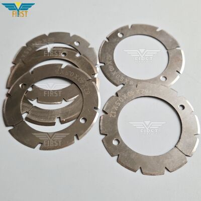 Λεπτές κοπής από λευκό χάλυβα για πτυσσόμενες μηχανές Heidelberg-Stahl - επιλογές σε σχήμα U και σε σχήμα V για αντοχή στην φθορά