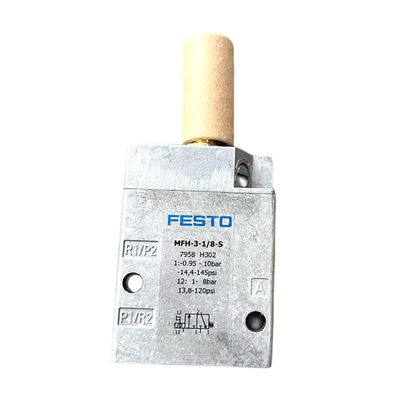 Αρχική Εταιρεία FESTO Σολενοειδής βαλβίδα MFH-3-1/8S σειρά 0692 Αλουμίνιο και χαλκό Ελαφρό γκρι για μηχανή εκτύπωσης Offset