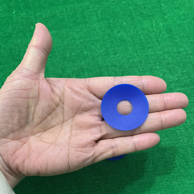 38 X 15 X 0.8mm επίπεδες λαστιχένιες Sucker μπλε μορφές μεγεθών προτύπων χρώματος